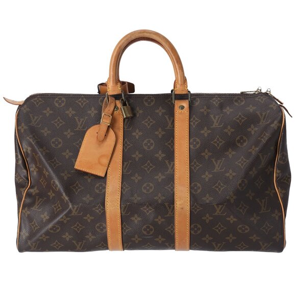 Louis Vuitton Keepall 45 Monogram Boston Duffle Bag M41428 Canvas - Picture 1 of 9